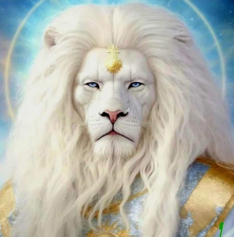 Lori's spirit guide, the white lion